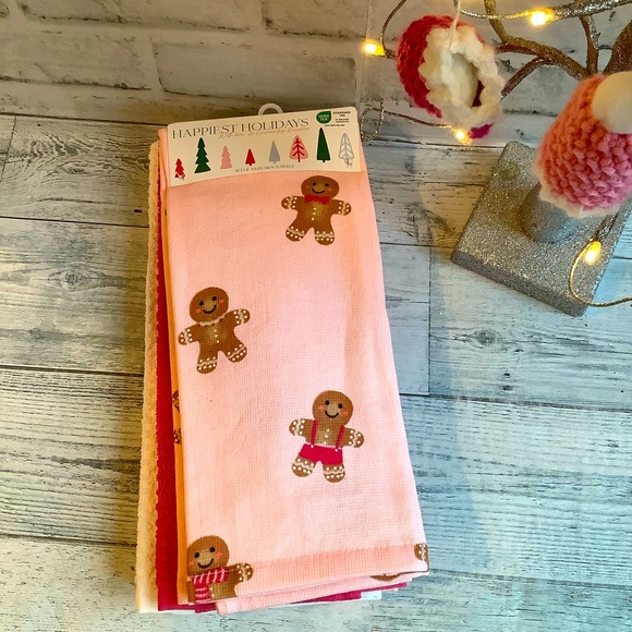 KASSATEX 4pk Gingerbread Kitchen Towels - Picture 5 of 5